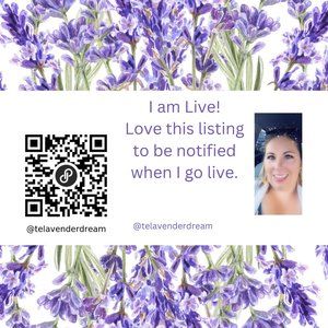 💜💜 I'm Live! Love this listing to be notified! 💜💜